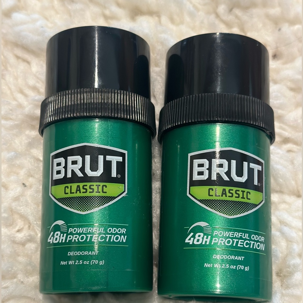 Brut Classic Men's Deodorant 48H Power Odor Protection 2 pack